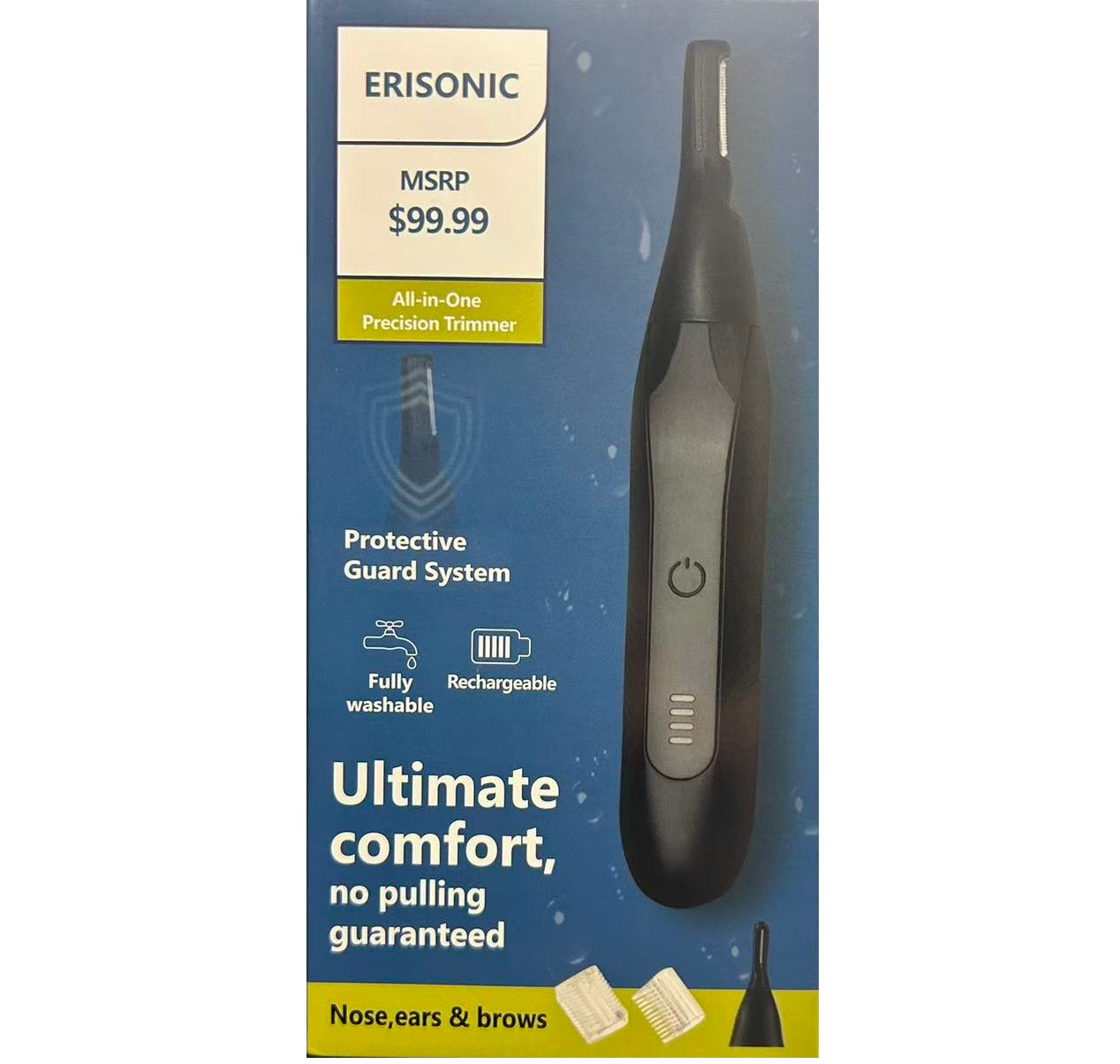 Erisonic All-in-One Precision Trimmer – Nose, Ear & Brow Groomer